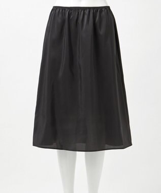 23区 L 【GOLD LABEL】シルクワッシャー ワンピース ブラック系