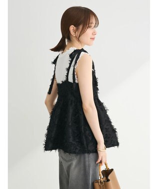 Green Parks ・Ｐｅｔｉｔ　Ｆｌｅｕｒ　メローｓｔリブタンクトップ Off White