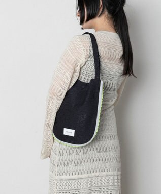 TRICOTE フリルラメバッグ 99BLACK