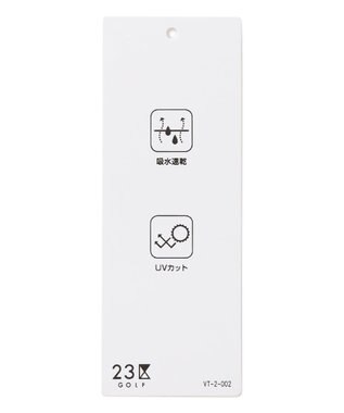 23区GOLF 【WOMEN】【吸水速乾/UVケア】シアー袖 モックネックシャツ ライトグレー系