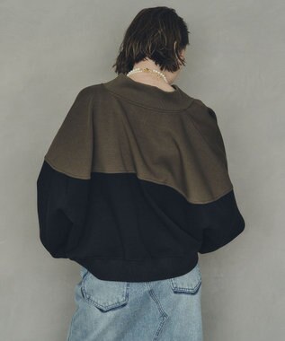 YECCA VECCA 【上下着用可能】2wayインバーテッドライトブルゾン Khaki