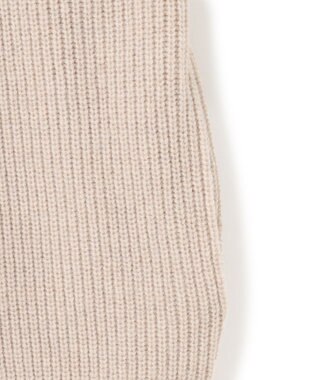 23区 S 【洗える】カシミヤブレンド ジップアップ ニットブルゾン ベージュ系