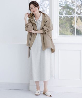 Tiaclasse 【洗える】ポロシャツワンピース エクリュ