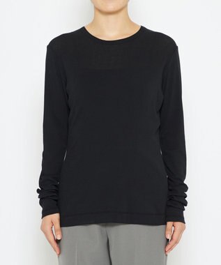 uncrave シアー クルーネック カットソー ブラック