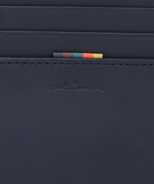 Paul Smith ハイライトステッチ 2つ折り財布 ネイビー