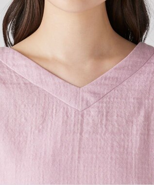 UCHINO マシュマロガーゼシンプルパジャマ ユニセックス ピンク