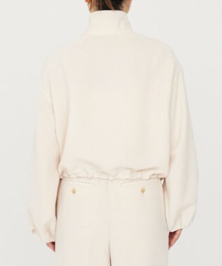 uncrave 【防シワ・洗濯機洗い可】ウォッシャブルダブルクロス トラックジャケット（uncrave STANDARD） エクリュ