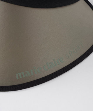 FILA GOLF／marie claire 【marie claire SPORT】つば広2WAYキャップ/サンバイザー ブラック