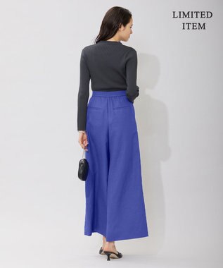 ICB 【WEB限定】 Slub タックパンツ ブルー系