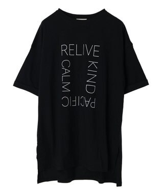 CRAFT STANDARD BOUTIQUE シルケット天竺　スクエアＰＴ　ＢＩＧ　Ｔｅｅ　Ｓ／Ｓ Black