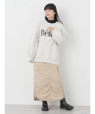 earth music&ecology Ｂｅｋｉｒ裏起毛スウェット Oatmeal