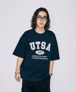 WEGO カレッジロゴBIGT（S） ネイビー