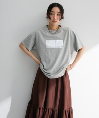 Green Parks ・ＥＬＥＮＣＡＲＥ　ＤＵＥ　箔プリントＴＥＥ Gray Mixture