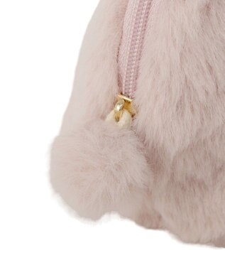 Maison de FLEUR イースターラビットフェイクファーポーチ Light Pink