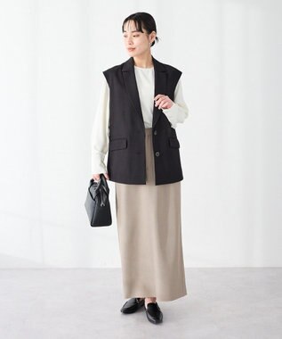 CRAFT STANDARD BOUTIQUE ＜セレモニー＞着脱可能/2WAYフリルカラーブラウス Off White