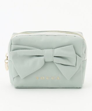 TOCCA RIBBON KNOT POUCH ポーチ トッカブルー系