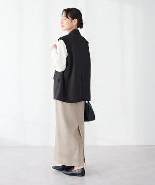 CRAFT STANDARD BOUTIQUE ＜セレモニー＞着脱可能/2WAYフリルカラーブラウス Off White