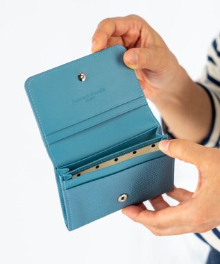 tsumori chisato CARRY ラックスtcネーム 名刺入れ ブルー