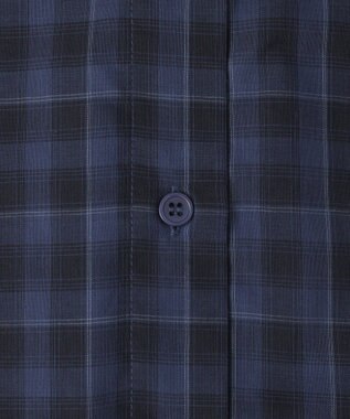 AMERICAN HOLIC シアーチェック柄オーバーシャツ Check Blue