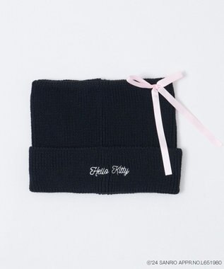 WEGO 【サンリオ】HELLOKITTYコラボキティニットキャップ ブラック