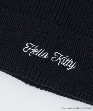 WEGO 【サンリオ】HELLOKITTYコラボキティニットキャップ ブラック