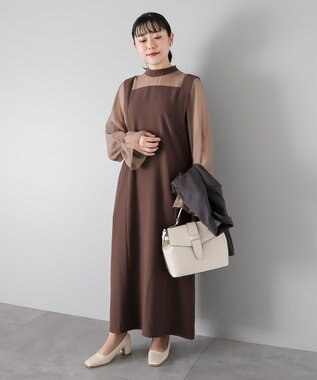 CRAFT STANDARD BOUTIQUE シアー切替えワンピース