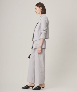 ICB 【接触冷感・UVケア・撥水・洗える】LooseWeave クロップドジャケット トープ系