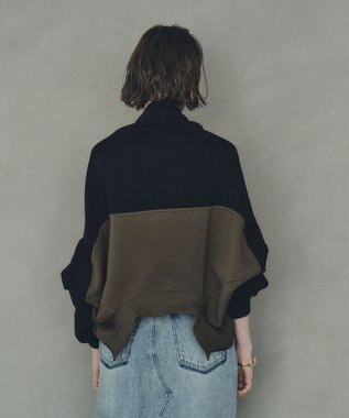 YECCA VECCA 【上下着用可能】2wayインバーテッドライトブルゾン Khaki