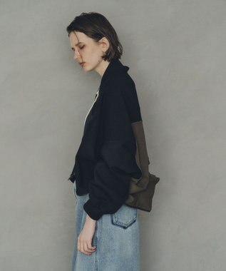 YECCA VECCA 【上下着用可能】2wayインバーテッドライトブルゾン Khaki