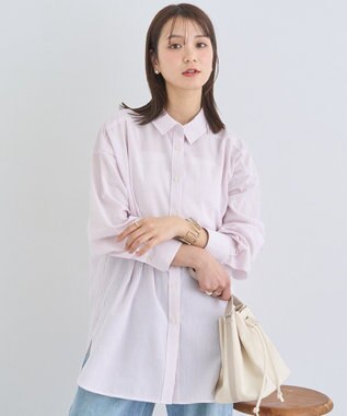 earth music&ecology サッカーレギュラーシャツ Pink