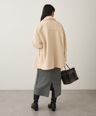 CRAFT STANDARD BOUTIQUE ダブルボアミディコート Ivory