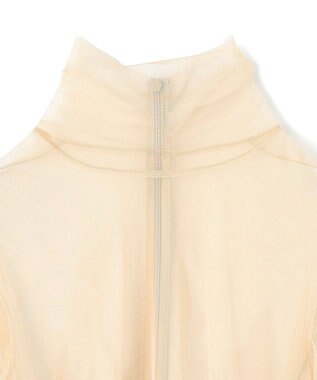 BEIGE， 【洗える・Precious 7月号掲載】TAMARIX / ストレッチチュールハイネックブラウス Beige