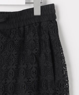 自由区 S ジオメトリックレース パンツ ブラック