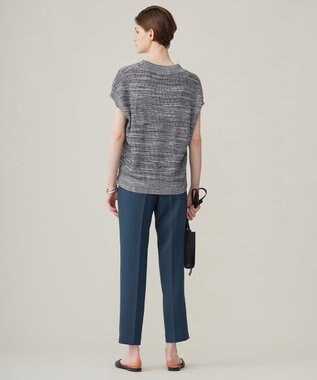 ICB 【洗える】ルレックスベースダイ プルオーバーニット シルバー系7