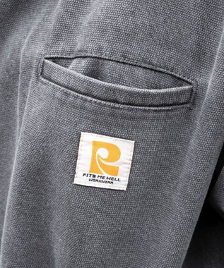 WEGO ワーカーズWジップブルゾン ブラック中濃色