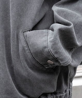 WEGO ワーカーズWジップブルゾン ブラック中濃色