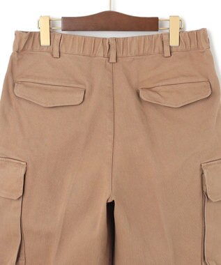 J.PRESS MEN コットンピケストレッチ カーゴパンツ ベージュ系