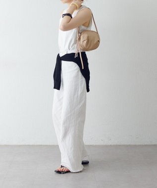 russet クラウズナイロンサークルミニショルダーバッグ(CE-1728) PinkBeige