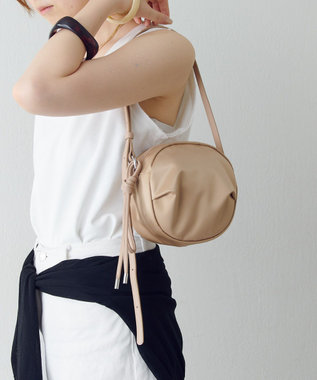 russet クラウズナイロンサークルミニショルダーバッグ(CE-1728) PinkBeige