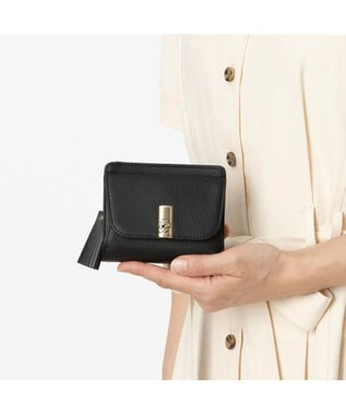 CLATHAS エクセ 外ボックス二つ折り財布 ブラック