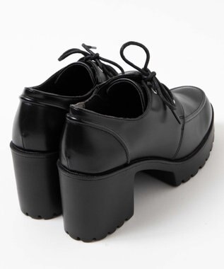 WEGO レースアップヒールシューズ ブラック