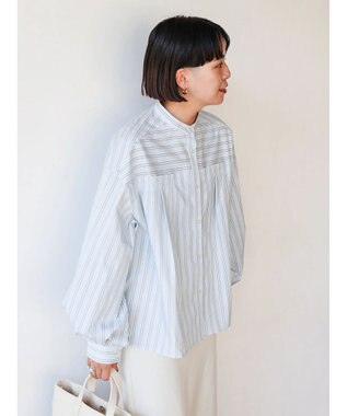 AMERICAN HOLIC イージーケア切替タックワイドシャツ Multi