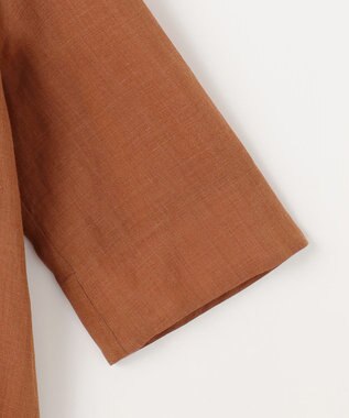 自由区 L 【カタログ掲載・接触冷感・洗える】ラミーローンプルオーバー ブラウス コッパー