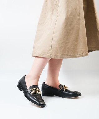 BONTRE 【LucaGrossi/ルカグロッシ】スクエアチェーンローファー/ H092M-US