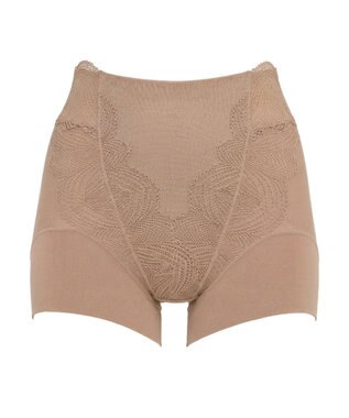 BRADELIS New York 【BRADELIS New York】綿混ヒップアップショーツ 補正下着 深履き ショーツ  ヒップアップ モカベージュ