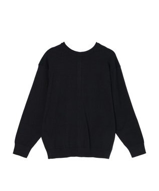 CRAFT STANDARD BOUTIQUE ２ＷＡＹクルーネックニットカーディガン Black