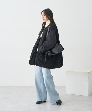 earth music&ecology ワンショルダーバッグ Black