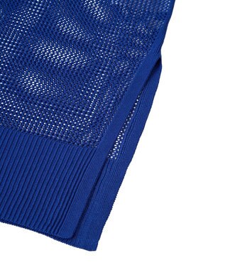 earth music&ecology メッシュルーズカーディガン Blue