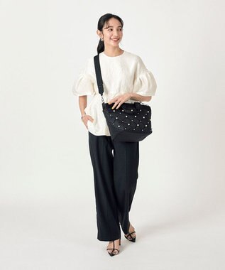 LeSportsac BUCKET TOTE W PEARLS2/ブラックパール ブラックパール