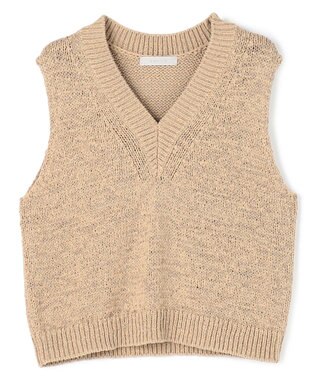 UNFILO テープヤーンニット ベスト